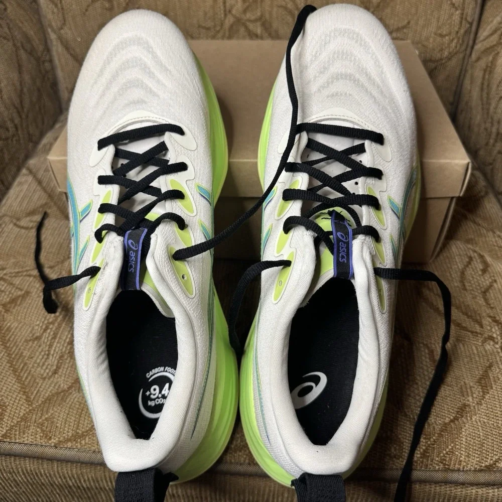 Asics Gel-Cumulus 27 Shoes Men's Size‎ 15 Neon Sneakers EUC!